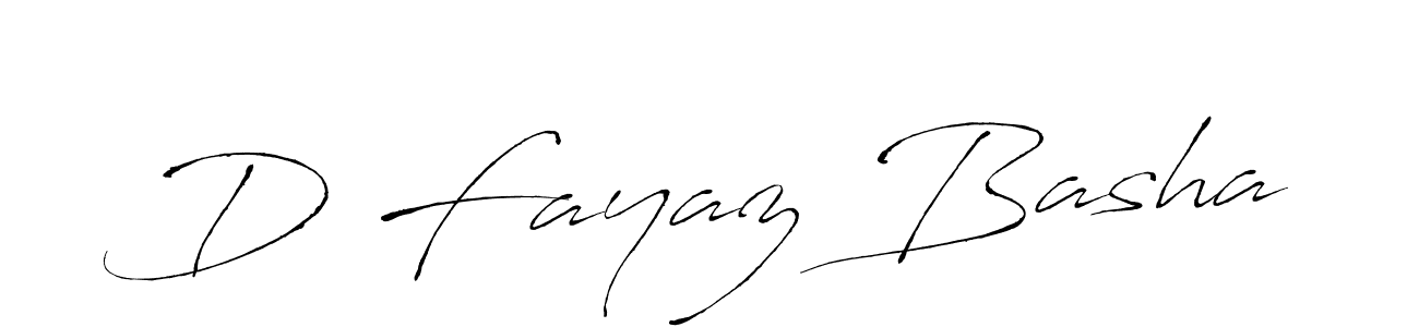 Also we have D Fayaz Basha name is the best signature style. Create professional handwritten signature collection using Antro_Vectra autograph style. D Fayaz Basha signature style 6 images and pictures png