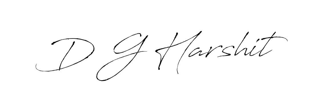 The best way (Antro_Vectra) to make a short signature is to pick only two or three words in your name. The name D G Harshit include a total of six letters. For converting this name. D G Harshit signature style 6 images and pictures png