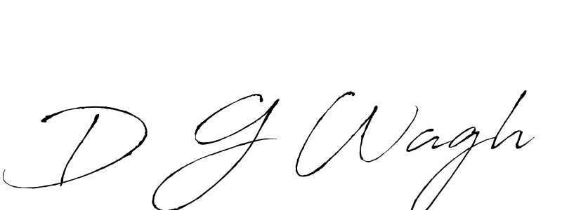 You should practise on your own different ways (Antro_Vectra) to write your name (D G Wagh) in signature. don't let someone else do it for you. D G Wagh signature style 6 images and pictures png