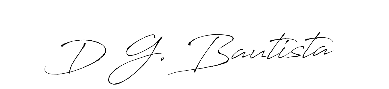 D G. Bautista stylish signature style. Best Handwritten Sign (Antro_Vectra) for my name. Handwritten Signature Collection Ideas for my name D G. Bautista. D G. Bautista signature style 6 images and pictures png