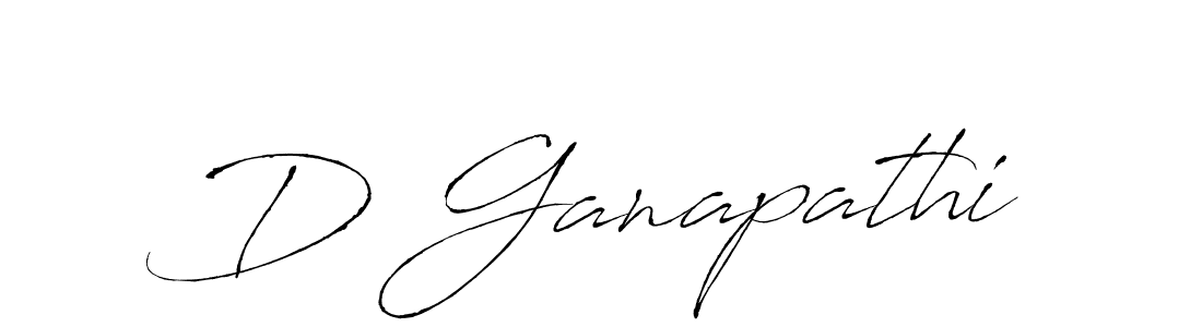 Make a beautiful signature design for name D Ganapathi. With this signature (Antro_Vectra) style, you can create a handwritten signature for free. D Ganapathi signature style 6 images and pictures png