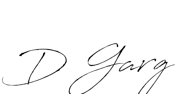 The best way (Antro_Vectra) to make a short signature is to pick only two or three words in your name. The name D Garg include a total of six letters. For converting this name. D Garg signature style 6 images and pictures png