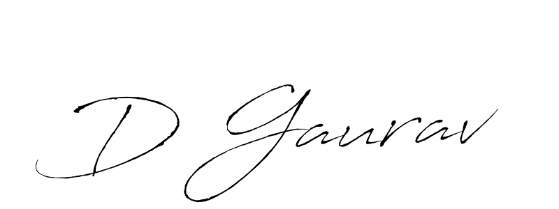 Create a beautiful signature design for name D Gaurav. With this signature (Antro_Vectra) fonts, you can make a handwritten signature for free. D Gaurav signature style 6 images and pictures png