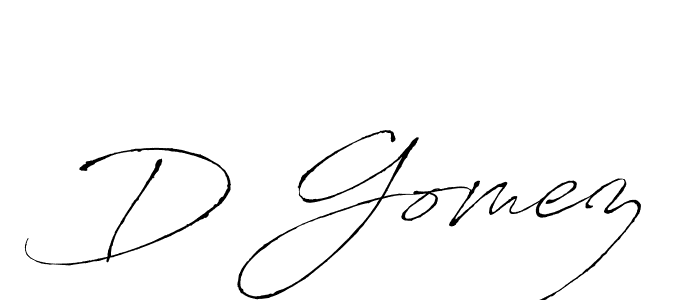 How to make D Gomez signature? Antro_Vectra is a professional autograph style. Create handwritten signature for D Gomez name. D Gomez signature style 6 images and pictures png