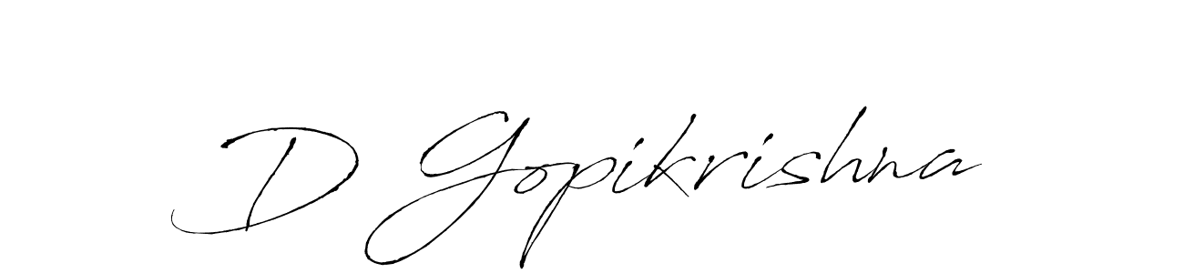 Also we have D Gopikrishna name is the best signature style. Create professional handwritten signature collection using Antro_Vectra autograph style. D Gopikrishna signature style 6 images and pictures png