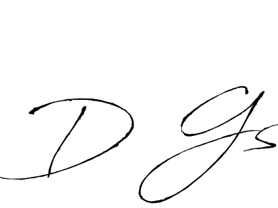 How to make D Gs name signature. Use Antro_Vectra style for creating short signs online. This is the latest handwritten sign. D Gs signature style 6 images and pictures png