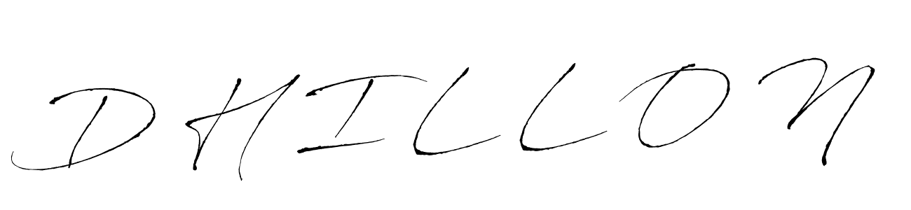 Use a signature maker to create a handwritten signature online. With this signature software, you can design (Antro_Vectra) your own signature for name D H I L L O N. D H I L L O N signature style 6 images and pictures png