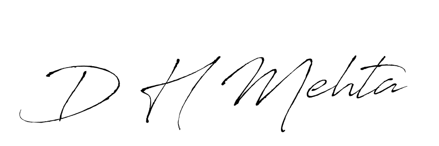 Use a signature maker to create a handwritten signature online. With this signature software, you can design (Antro_Vectra) your own signature for name D H Mehta. D H Mehta signature style 6 images and pictures png