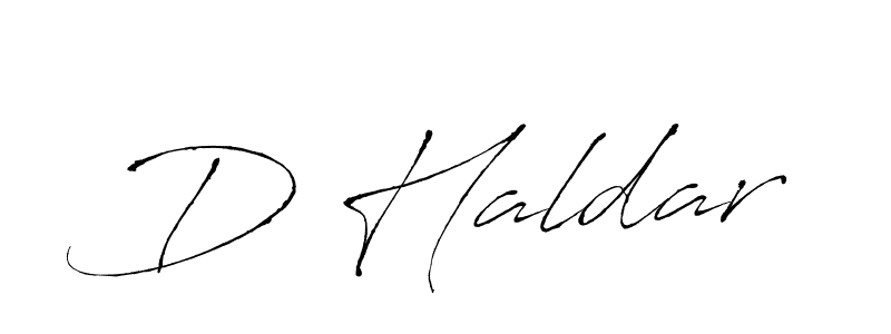 The best way (Antro_Vectra) to make a short signature is to pick only two or three words in your name. The name D Haldar include a total of six letters. For converting this name. D Haldar signature style 6 images and pictures png