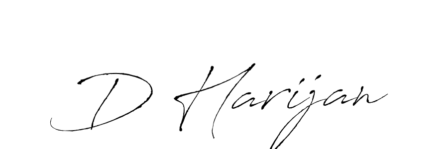 if you are searching for the best signature style for your name D Harijan. so please give up your signature search. here we have designed multiple signature styles  using Antro_Vectra. D Harijan signature style 6 images and pictures png