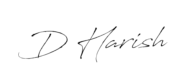 This is the best signature style for the D Harish name. Also you like these signature font (Antro_Vectra). Mix name signature. D Harish signature style 6 images and pictures png