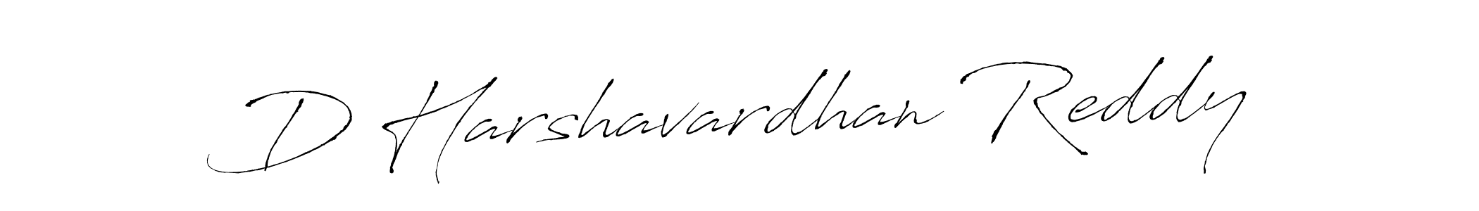 Design your own signature with our free online signature maker. With this signature software, you can create a handwritten (Antro_Vectra) signature for name D Harshavardhan Reddy. D Harshavardhan Reddy signature style 6 images and pictures png