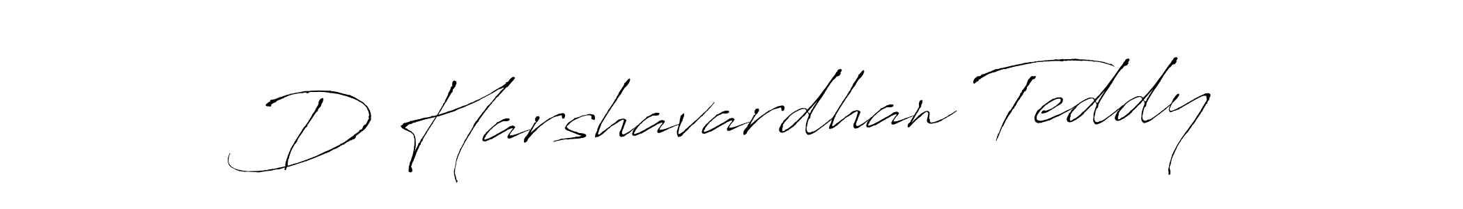 Make a beautiful signature design for name D Harshavardhan Teddy. Use this online signature maker to create a handwritten signature for free. D Harshavardhan Teddy signature style 6 images and pictures png