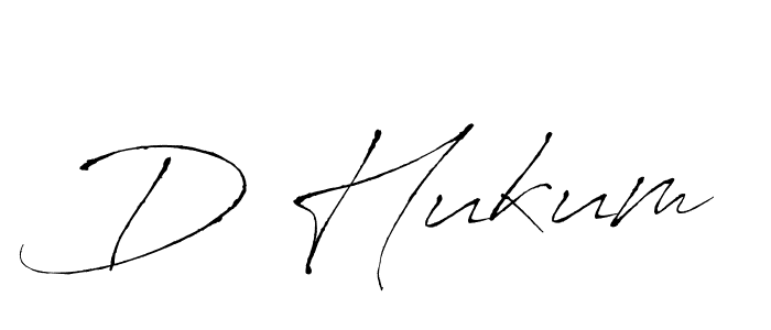 Make a beautiful signature design for name D Hukum. With this signature (Antro_Vectra) style, you can create a handwritten signature for free. D Hukum signature style 6 images and pictures png