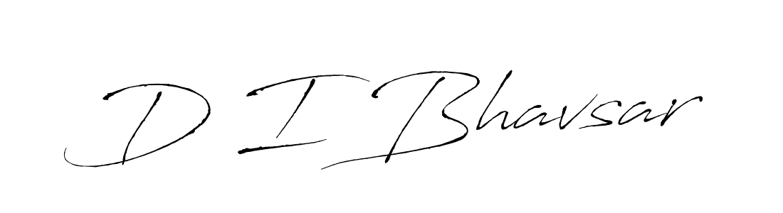 The best way (Antro_Vectra) to make a short signature is to pick only two or three words in your name. The name D I Bhavsar include a total of six letters. For converting this name. D I Bhavsar signature style 6 images and pictures png