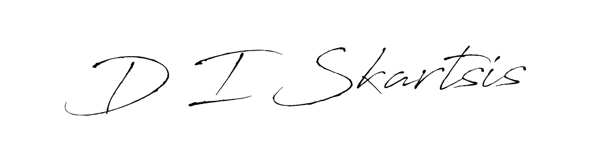 D I Skartsis stylish signature style. Best Handwritten Sign (Antro_Vectra) for my name. Handwritten Signature Collection Ideas for my name D I Skartsis. D I Skartsis signature style 6 images and pictures png