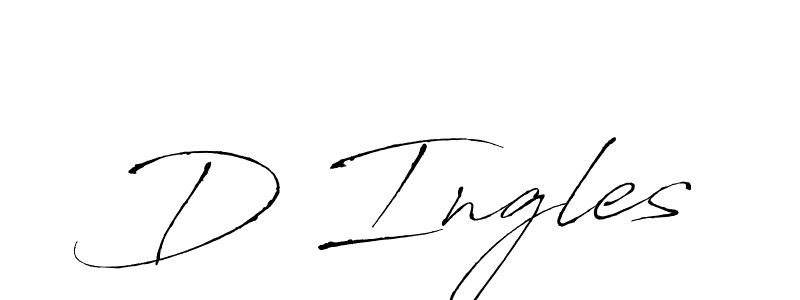 Create a beautiful signature design for name D Ingles. With this signature (Antro_Vectra) fonts, you can make a handwritten signature for free. D Ingles signature style 6 images and pictures png
