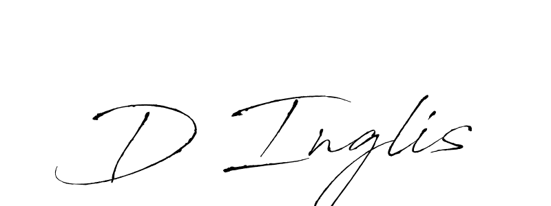 How to make D Inglis name signature. Use Antro_Vectra style for creating short signs online. This is the latest handwritten sign. D Inglis signature style 6 images and pictures png
