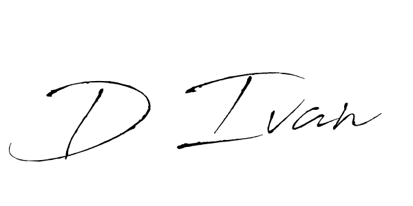 This is the best signature style for the D Ivan name. Also you like these signature font (Antro_Vectra). Mix name signature. D Ivan signature style 6 images and pictures png