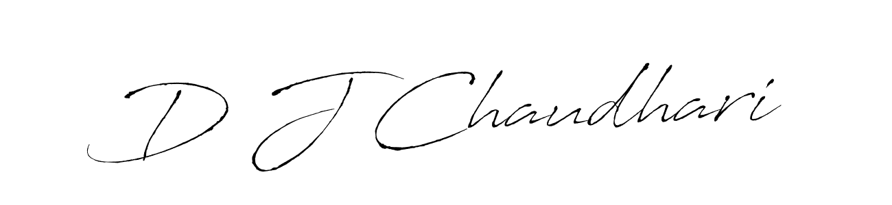 Also we have D J Chaudhari name is the best signature style. Create professional handwritten signature collection using Antro_Vectra autograph style. D J Chaudhari signature style 6 images and pictures png