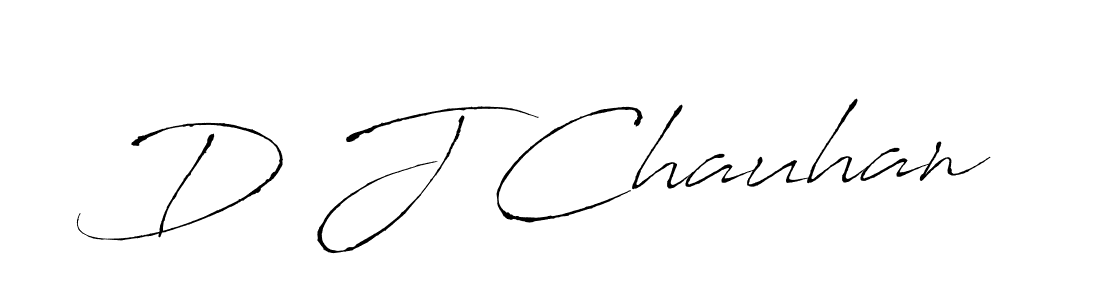 Design your own signature with our free online signature maker. With this signature software, you can create a handwritten (Antro_Vectra) signature for name D J Chauhan. D J Chauhan signature style 6 images and pictures png