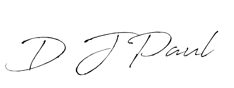 You should practise on your own different ways (Antro_Vectra) to write your name (D J Paul) in signature. don't let someone else do it for you. D J Paul signature style 6 images and pictures png