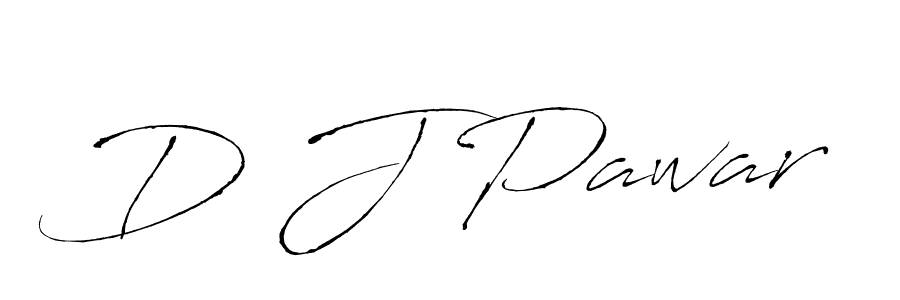 D J Pawar stylish signature style. Best Handwritten Sign (Antro_Vectra) for my name. Handwritten Signature Collection Ideas for my name D J Pawar. D J Pawar signature style 6 images and pictures png