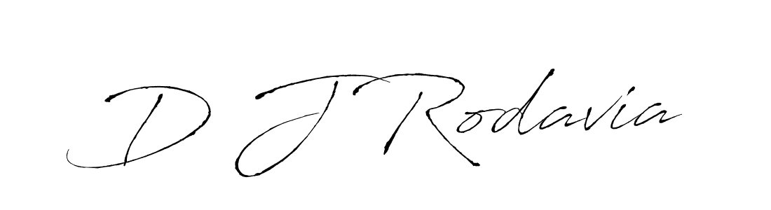 D J Rodavia stylish signature style. Best Handwritten Sign (Antro_Vectra) for my name. Handwritten Signature Collection Ideas for my name D J Rodavia. D J Rodavia signature style 6 images and pictures png