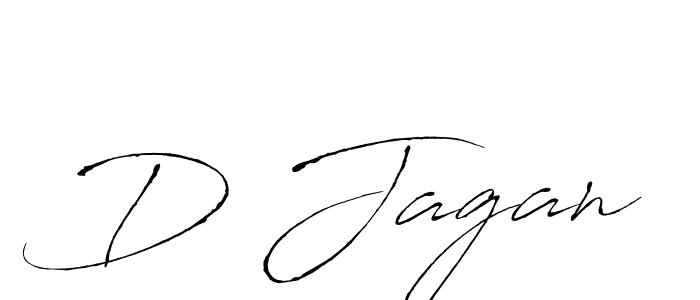 The best way (Antro_Vectra) to make a short signature is to pick only two or three words in your name. The name D Jagan include a total of six letters. For converting this name. D Jagan signature style 6 images and pictures png