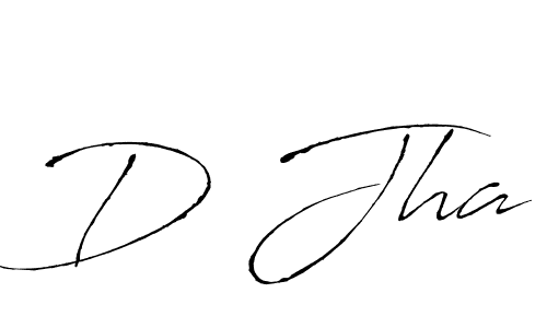 How to Draw D Jha signature style? Antro_Vectra is a latest design signature styles for name D Jha. D Jha signature style 6 images and pictures png