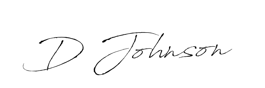 D Johnson stylish signature style. Best Handwritten Sign (Antro_Vectra) for my name. Handwritten Signature Collection Ideas for my name D Johnson. D Johnson signature style 6 images and pictures png