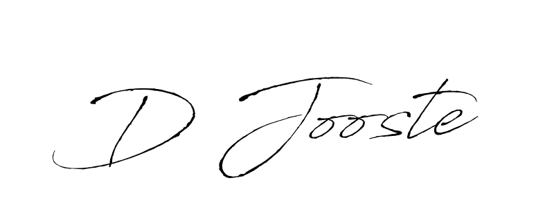 Make a beautiful signature design for name D Jooste. With this signature (Antro_Vectra) style, you can create a handwritten signature for free. D Jooste signature style 6 images and pictures png