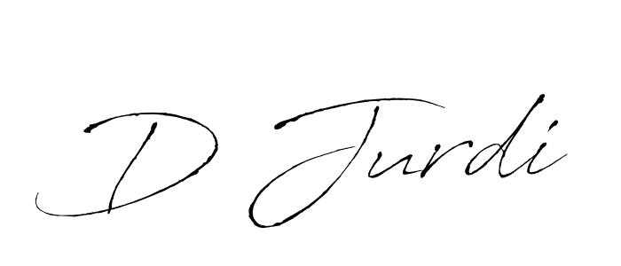 Similarly Antro_Vectra is the best handwritten signature design. Signature creator online .You can use it as an online autograph creator for name D Jurdi. D Jurdi signature style 6 images and pictures png