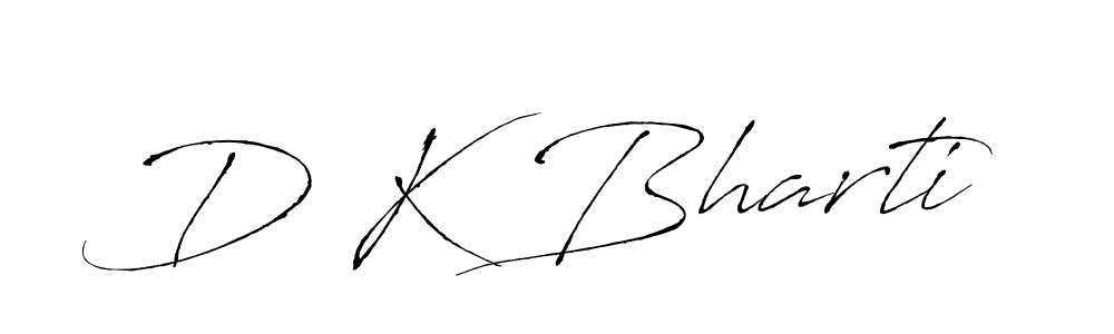 Also we have D K Bharti name is the best signature style. Create professional handwritten signature collection using Antro_Vectra autograph style. D K Bharti signature style 6 images and pictures png