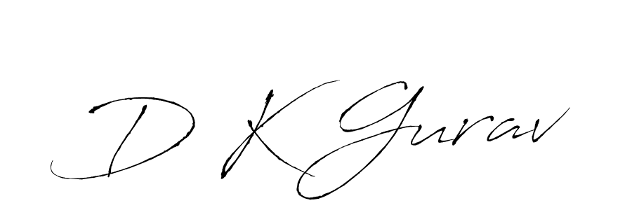 Use a signature maker to create a handwritten signature online. With this signature software, you can design (Antro_Vectra) your own signature for name D K Gurav. D K Gurav signature style 6 images and pictures png