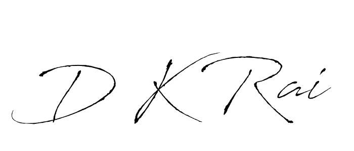 It looks lik you need a new signature style for name D K Rai. Design unique handwritten (Antro_Vectra) signature with our free signature maker in just a few clicks. D K Rai signature style 6 images and pictures png
