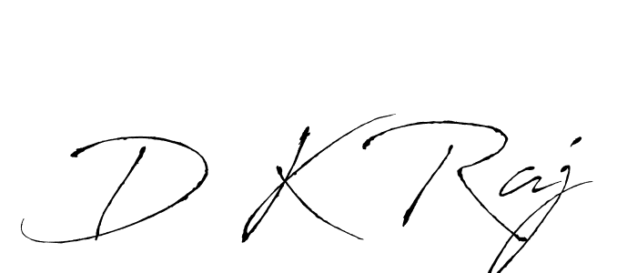 How to Draw D K Raj signature style? Antro_Vectra is a latest design signature styles for name D K Raj. D K Raj signature style 6 images and pictures png