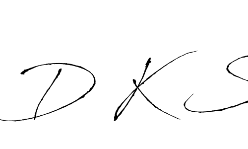 Similarly Antro_Vectra is the best handwritten signature design. Signature creator online .You can use it as an online autograph creator for name D K S. D K S signature style 6 images and pictures png