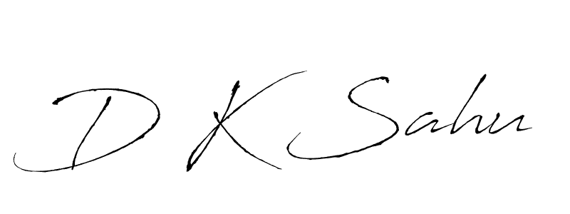 How to Draw D K Sahu signature style? Antro_Vectra is a latest design signature styles for name D K Sahu. D K Sahu signature style 6 images and pictures png