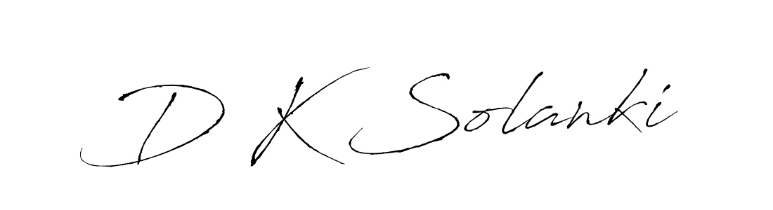 How to make D K Solanki name signature. Use Antro_Vectra style for creating short signs online. This is the latest handwritten sign. D K Solanki signature style 6 images and pictures png