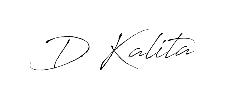 Also we have D Kalita name is the best signature style. Create professional handwritten signature collection using Antro_Vectra autograph style. D Kalita signature style 6 images and pictures png