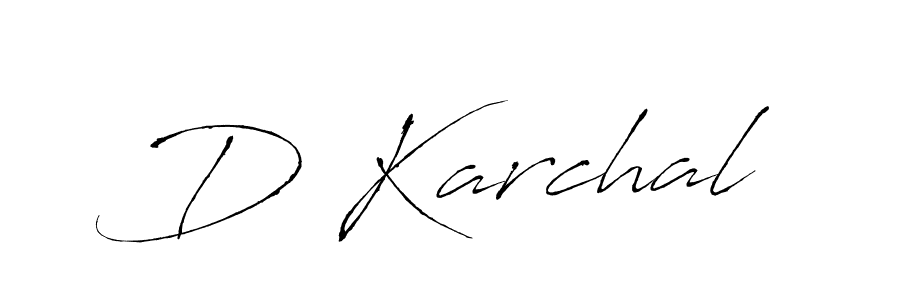 You can use this online signature creator to create a handwritten signature for the name D Karchal. This is the best online autograph maker. D Karchal signature style 6 images and pictures png
