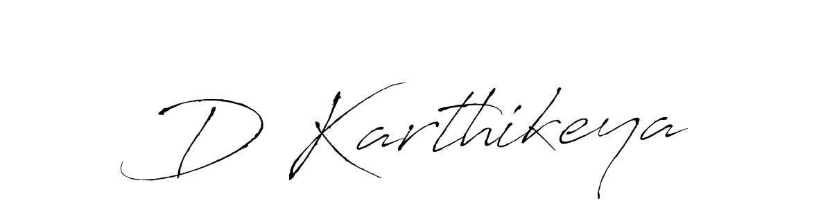 How to make D Karthikeya signature? Antro_Vectra is a professional autograph style. Create handwritten signature for D Karthikeya name. D Karthikeya signature style 6 images and pictures png