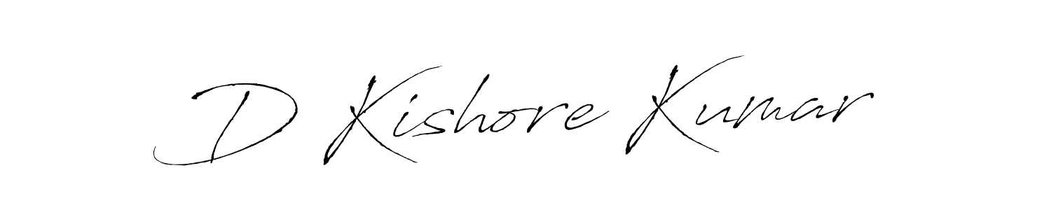 D Kishore Kumar stylish signature style. Best Handwritten Sign (Antro_Vectra) for my name. Handwritten Signature Collection Ideas for my name D Kishore Kumar. D Kishore Kumar signature style 6 images and pictures png