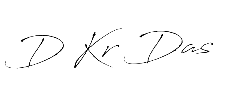 Make a beautiful signature design for name D Kr Das. With this signature (Antro_Vectra) style, you can create a handwritten signature for free. D Kr Das signature style 6 images and pictures png