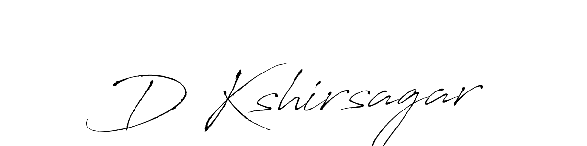 How to make D Kshirsagar signature? Antro_Vectra is a professional autograph style. Create handwritten signature for D Kshirsagar name. D Kshirsagar signature style 6 images and pictures png