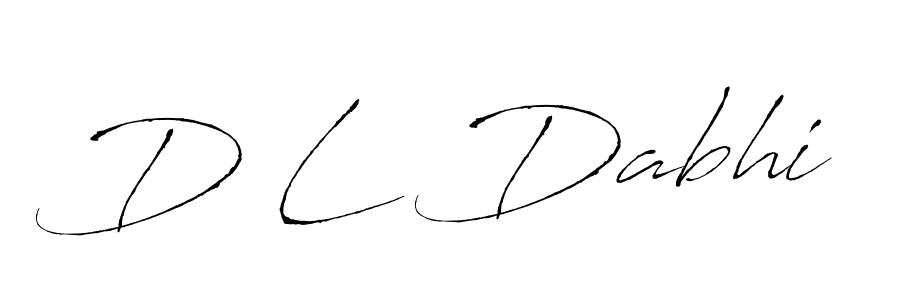 Also You can easily find your signature by using the search form. We will create D L Dabhi name handwritten signature images for you free of cost using Antro_Vectra sign style. D L Dabhi signature style 6 images and pictures png