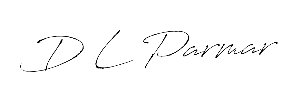 How to make D L Parmar name signature. Use Antro_Vectra style for creating short signs online. This is the latest handwritten sign. D L Parmar signature style 6 images and pictures png