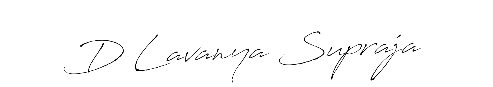 if you are searching for the best signature style for your name D Lavanya Supraja. so please give up your signature search. here we have designed multiple signature styles  using Antro_Vectra. D Lavanya Supraja signature style 6 images and pictures png