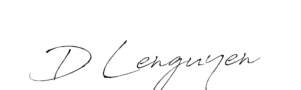 if you are searching for the best signature style for your name D Lenguyen. so please give up your signature search. here we have designed multiple signature styles  using Antro_Vectra. D Lenguyen signature style 6 images and pictures png